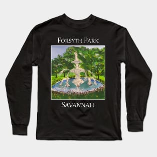 Forsyth Park Savannah Georgia Long Sleeve T-Shirt